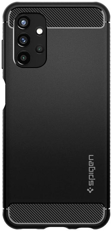 Spigen Rugged Armor Samsung Galaxy A13 4G Hoesje Back Cover Zwart afbeelding 2