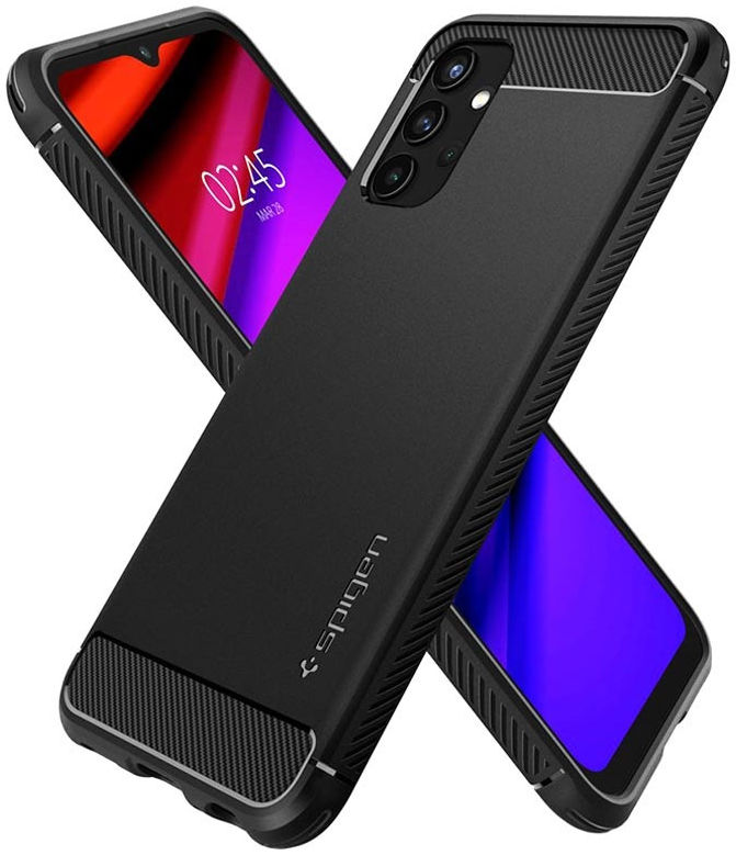 Spigen Rugged Armor Samsung Galaxy A13 4G Hoesje Back Cover Zwart afbeelding 9