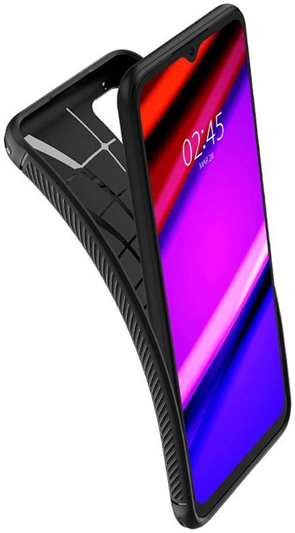 Spigen Rugged Armor Samsung Galaxy A13 4G Hoesje Back Cover Zwart afbeelding 3