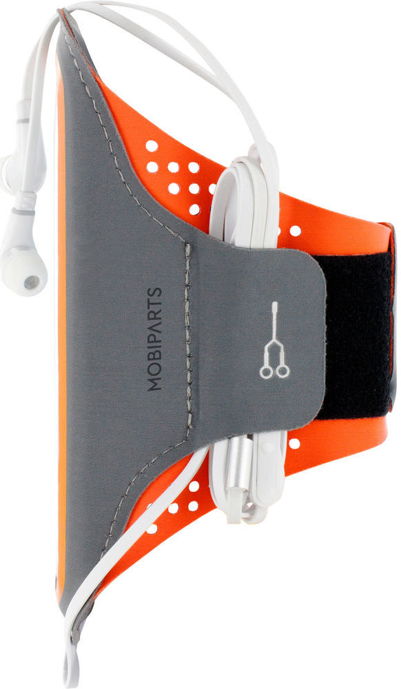 Mobiparts Comfort Fit Armband Samsung S22 Plus Sporthoesje Oranje afbeelding 5