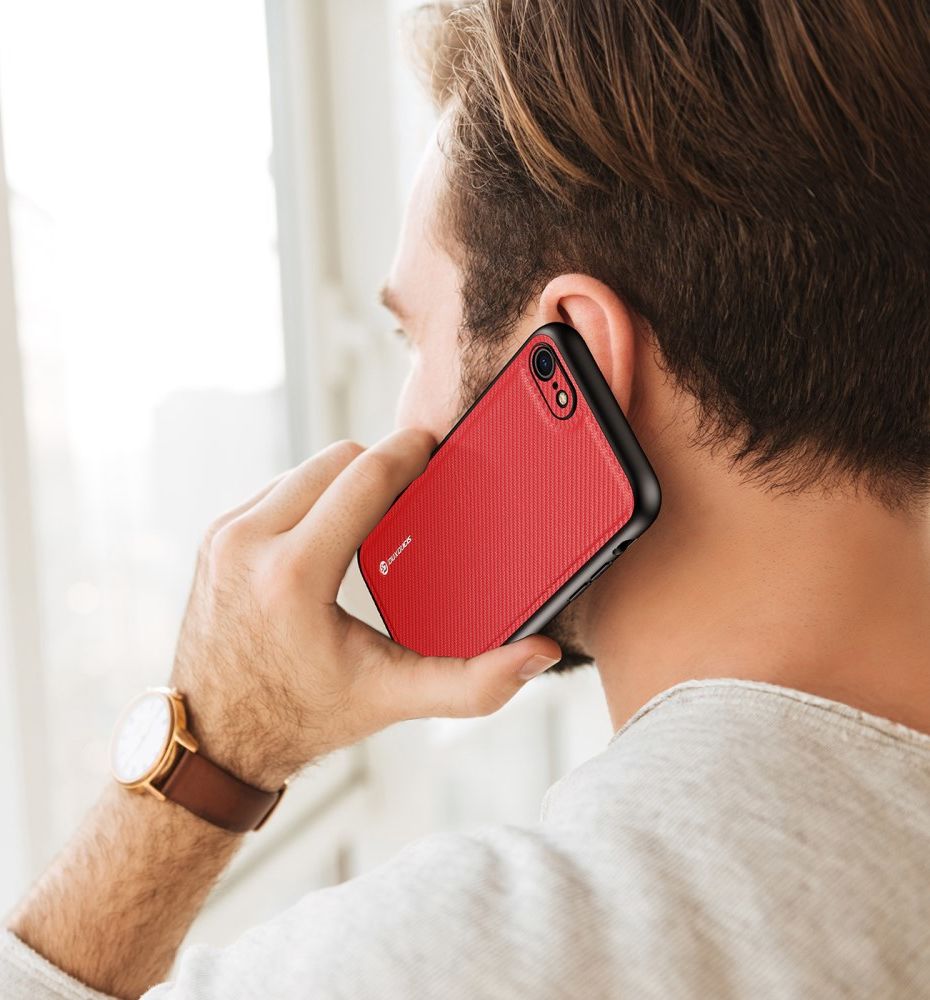Dux Ducis Fino Series iPhone 7/8/SE 2020/2022 Hoesje Back Cover Rood afbeelding 7