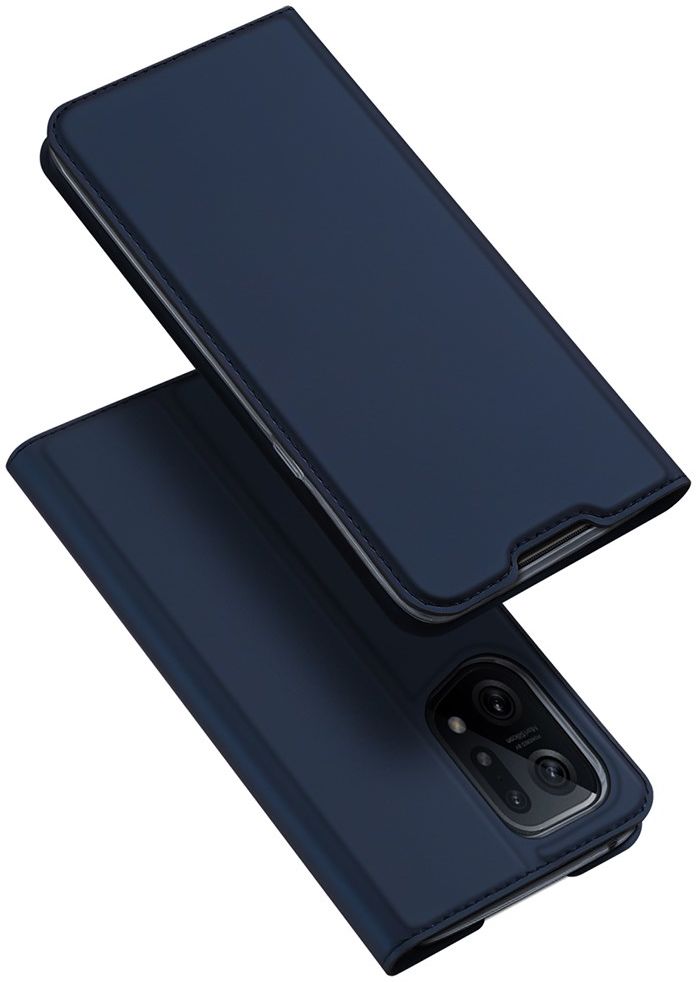 Dux Ducis Skin Pro Series Oppo Find X5 Hoesje Portemonnee Blauw afbeelding 2