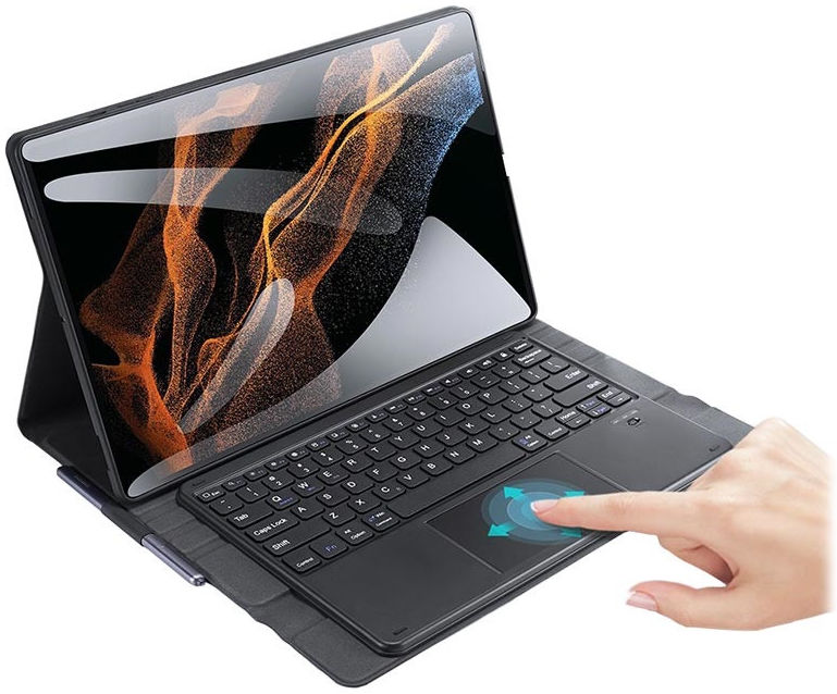 Dux Ducis Samsung Galaxy Tab S8 Ultra Hoes met Bluetooth Toetsenbord afbeelding 1