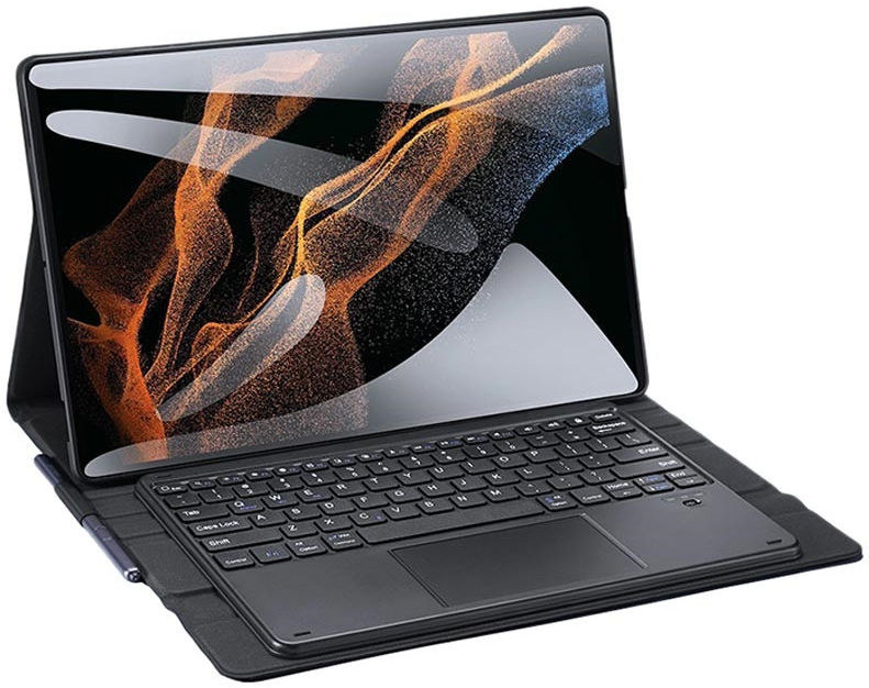 Dux Ducis Samsung Galaxy Tab S8 Ultra Hoes met Bluetooth Toetsenbord afbeelding 2