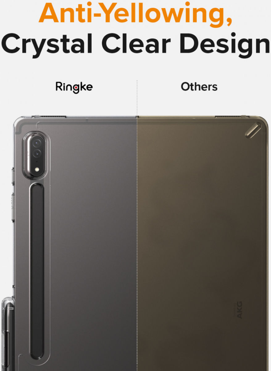 Ringke Fusion Samsung Galaxy Tab S8 Ultra Hoes Back Cover Transparant afbeelding 7