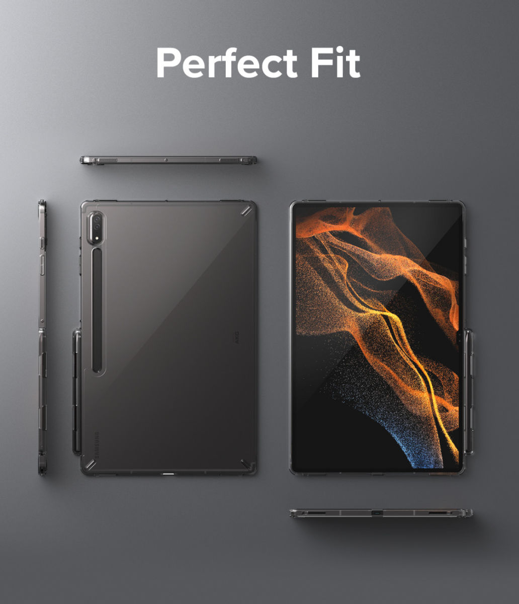 Ringke Fusion Samsung Galaxy Tab S8 Ultra Hoes Back Cover Transparant afbeelding 3
