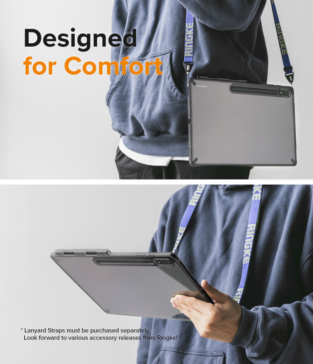 Ringke Fusion Samsung Galaxy Tab S8 Ultra Hoes Back Cover Transparant afbeelding 8