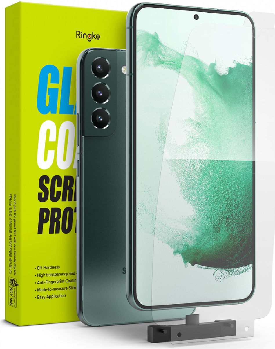 Ringke Glass Coated Samsung Galaxy S22 Plus Screen Protector afbeelding 1