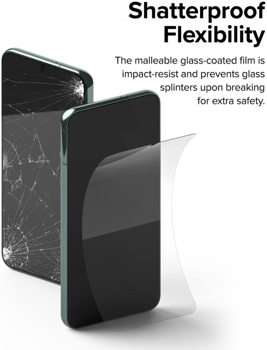Ringke Glass Coated Samsung Galaxy S22 Plus Screen Protector afbeelding 11