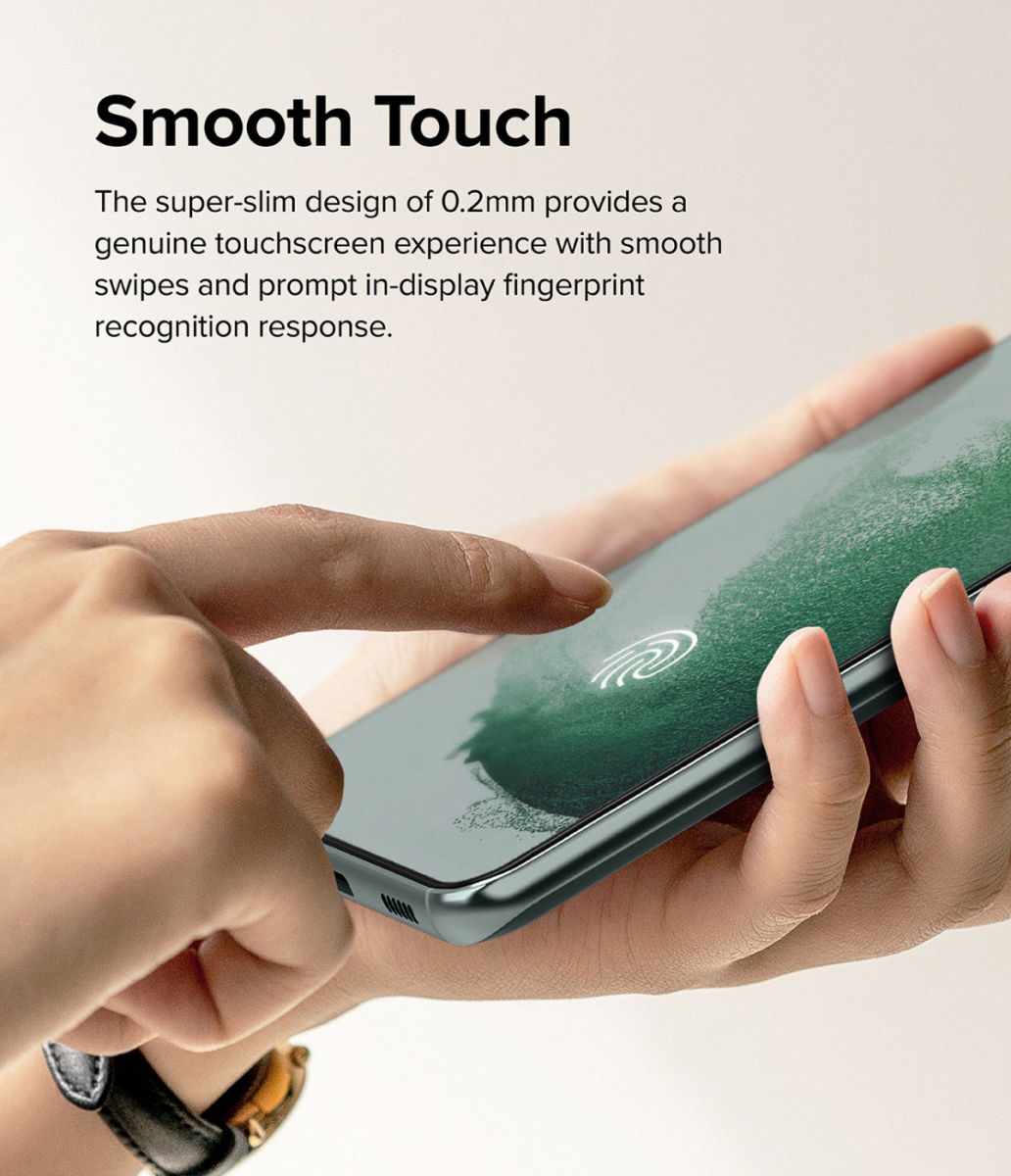 Ringke Glass Coated Samsung Galaxy S22 Plus Screen Protector afbeelding 3