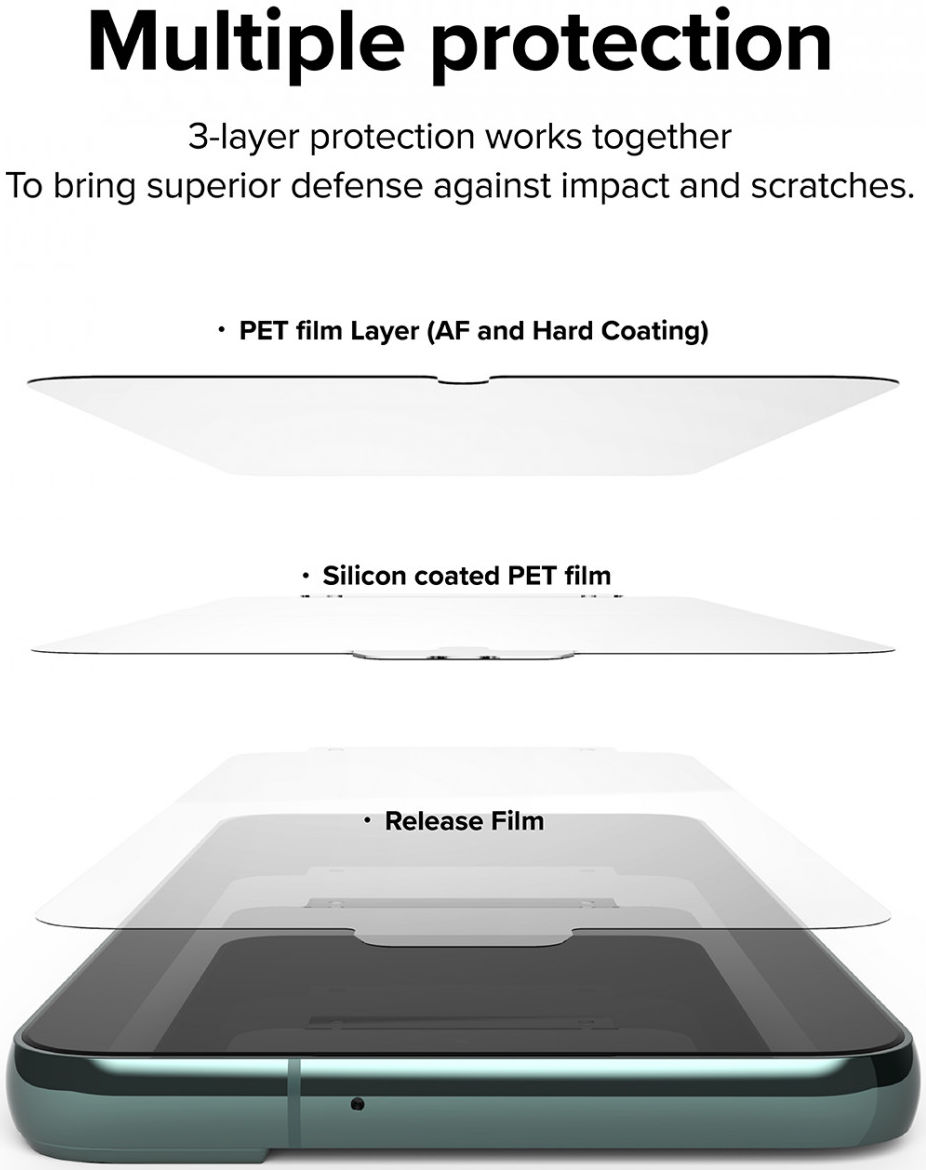 Ringke Glass Coated Samsung Galaxy S22 Plus Screen Protector afbeelding 4