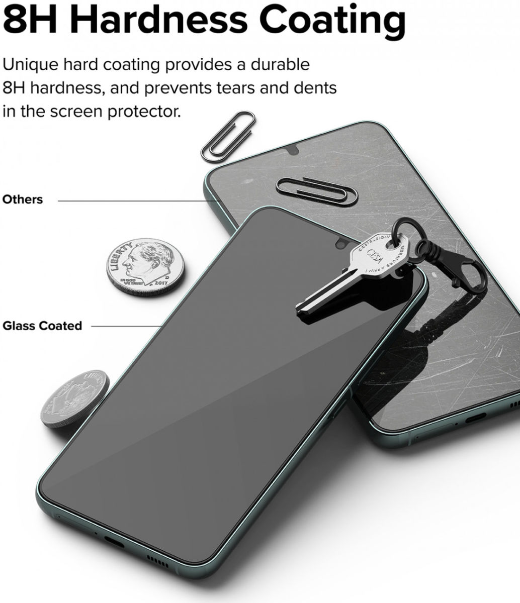 Ringke Glass Coated Samsung Galaxy S22 Plus Screen Protector afbeelding 5
