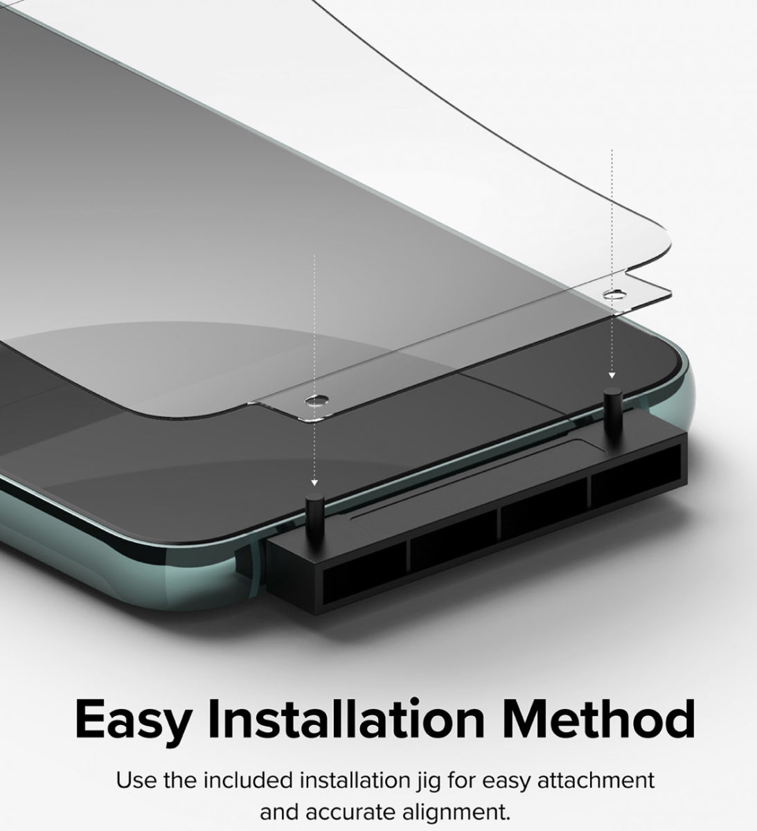 Ringke Glass Coated Samsung Galaxy S22 Plus Screen Protector afbeelding 6