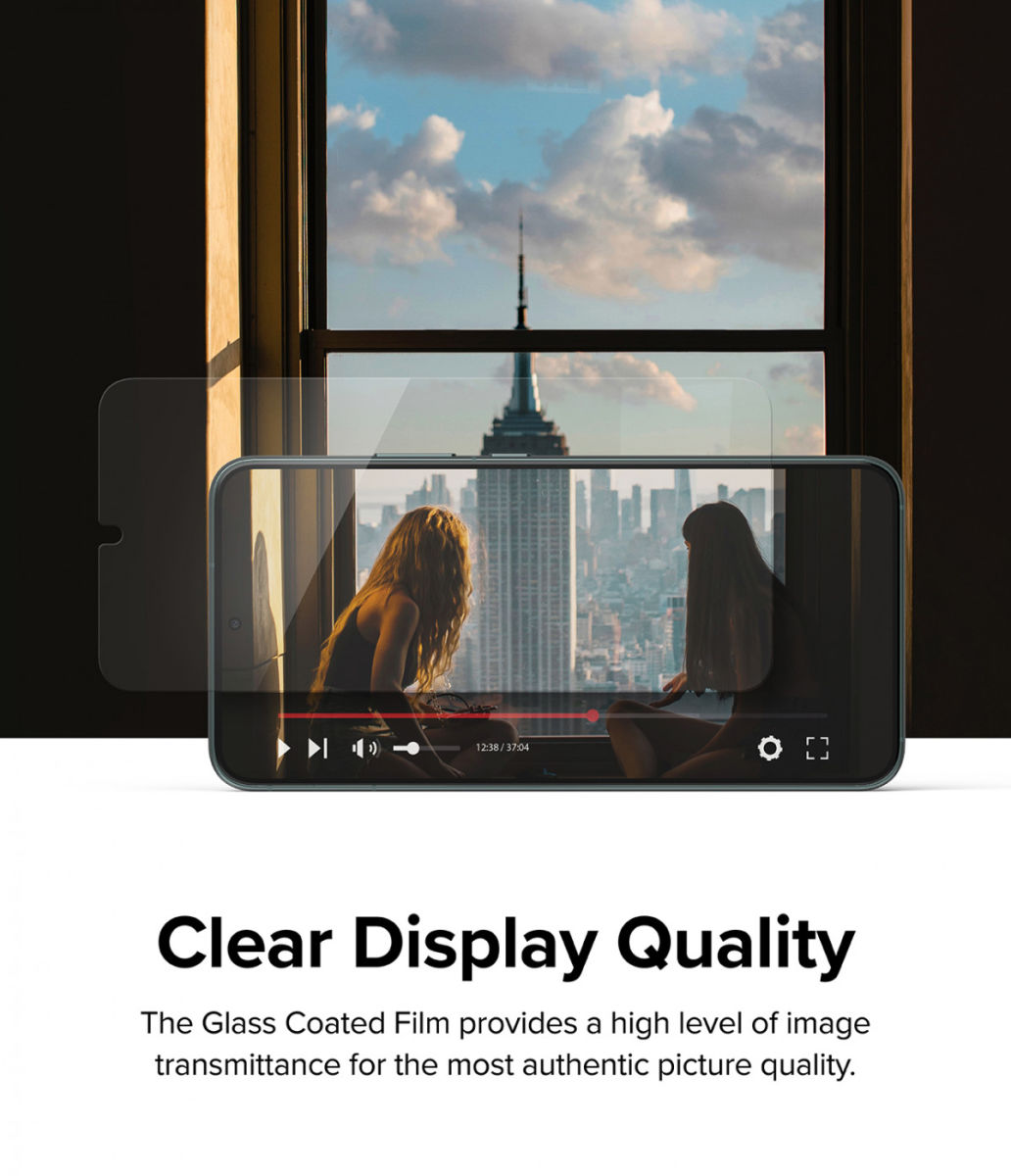 Ringke Glass Coated Samsung Galaxy S22 Plus Screen Protector afbeelding 9