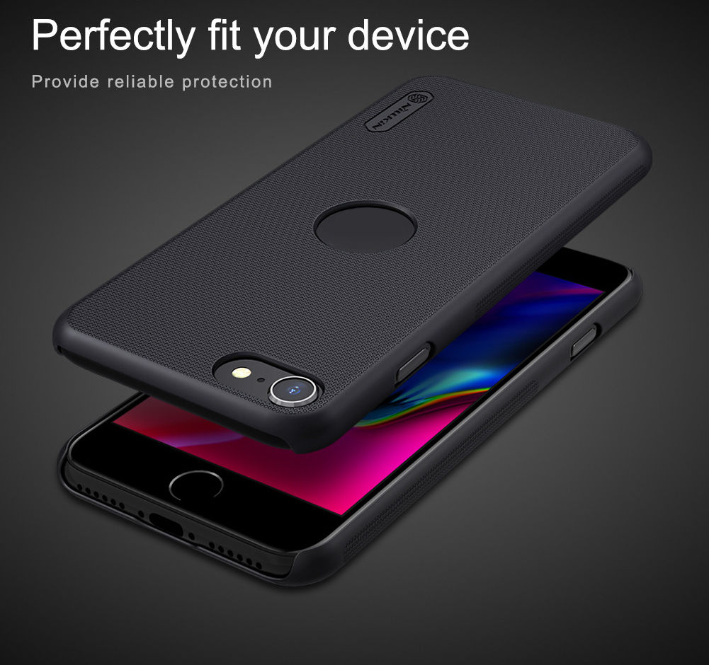 Nillkin Super Frosted Shield iPhone SE (2020/2022)/8/7 Hoesje Rood afbeelding 8