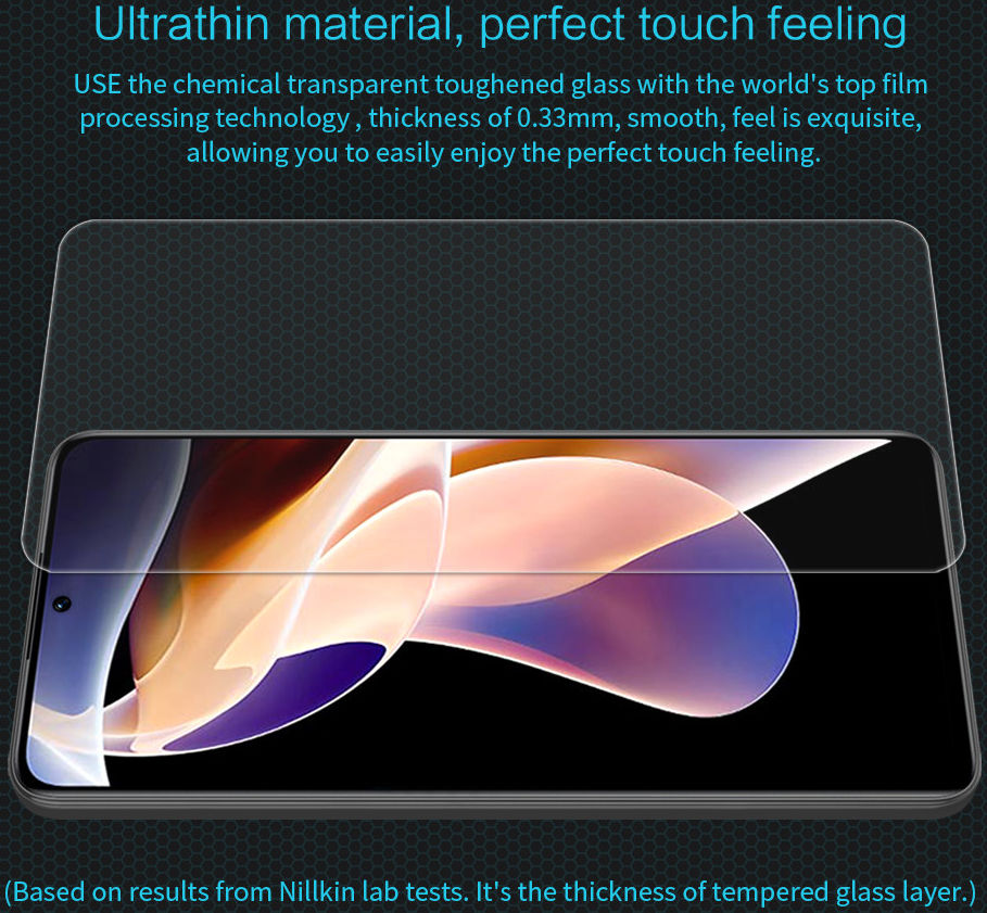 Nillkin Xiaomi Redmi Note 11 Pro (5G) Screen Protector 0.33mm afbeelding 6