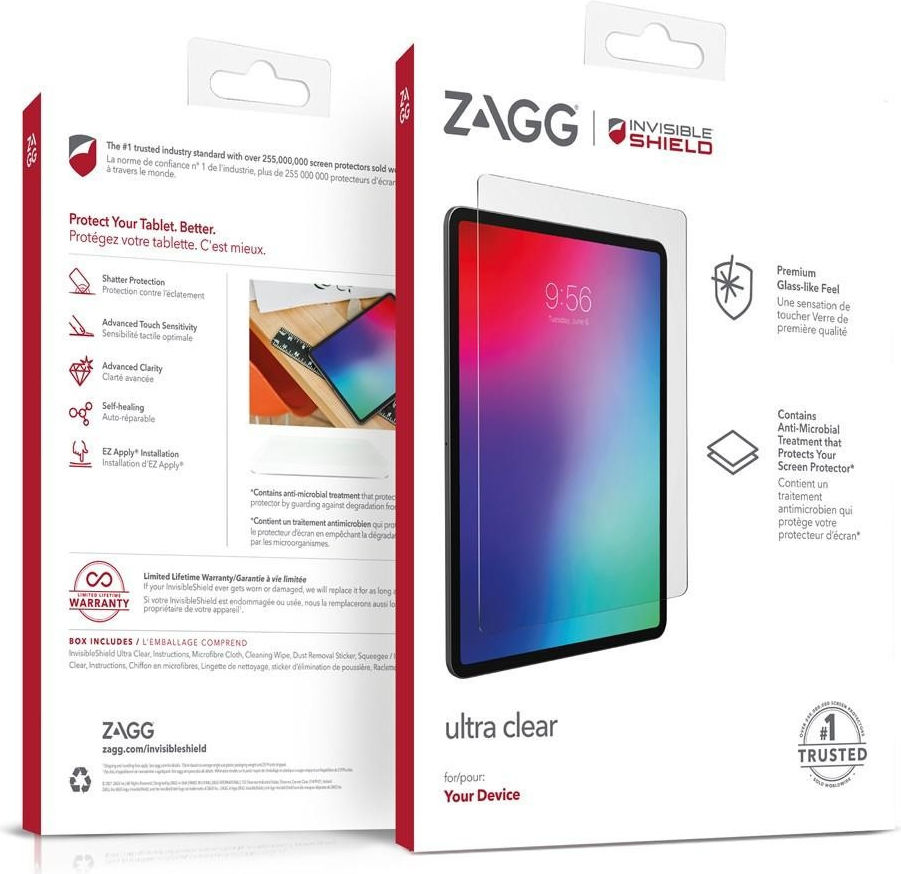 InvisibleShield Ultra Clear+ Apple iPad Mini 6 (2021) Screen Protector afbeelding 4