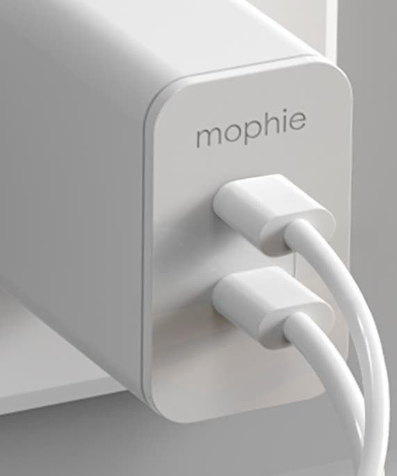 Mophie Speedport 45 USB-C GaN Snellader 45W PD Adapter Fast Charge Wit afbeelding 5
