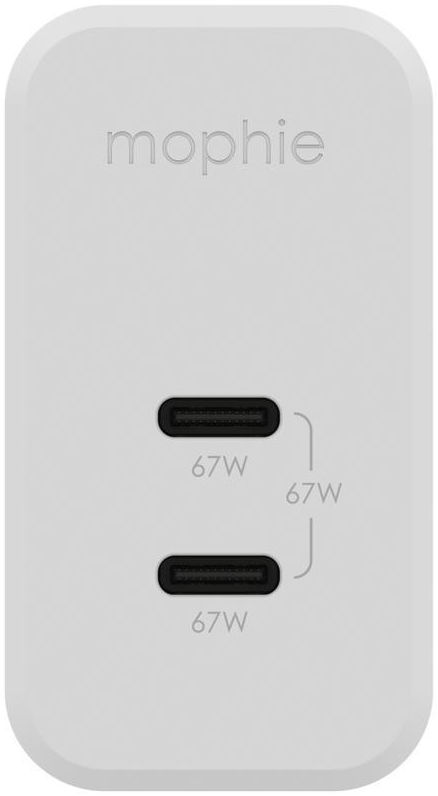 Mophie Speedport 67 USB-C GaN Snellader 67W PD Adapter Fast Charge Wit afbeelding 2