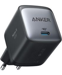 Anker Nano II 65W GaN Compacte Snellader USB-C Adapter Zwart
