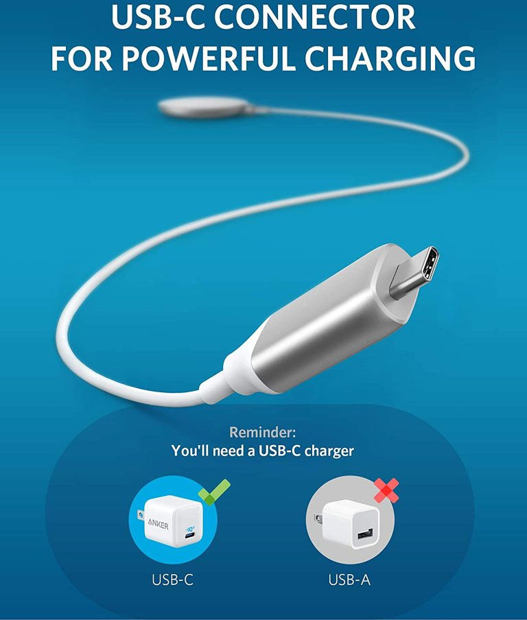 Anker PowerWave (7.5W) Magnetische MagSafe Oplader met 1.5M Kabel Wit afbeelding 6