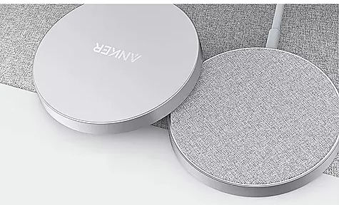 Anker PowerWave 15W Magnetische MagSafe Oplader met Kabel Zilver afbeelding 3