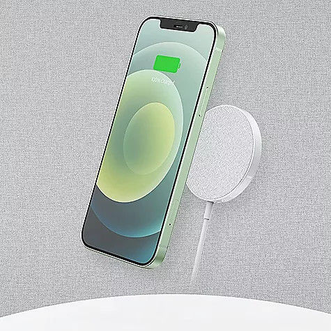 Anker PowerWave 15W Magnetische MagSafe Oplader met Kabel Zilver afbeelding 5