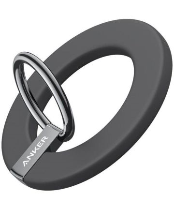 Anker MagGo Ring Houder MagSafe Standaard voor Vinger Zwart Houders