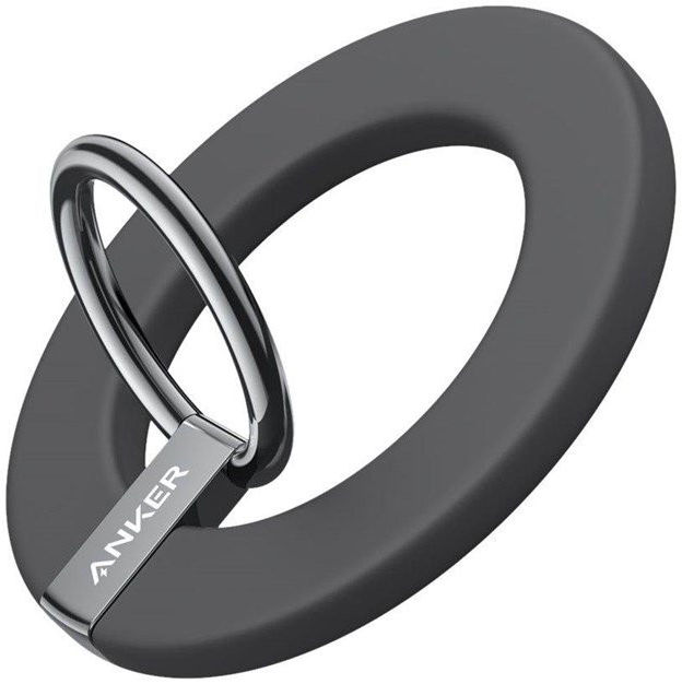 Anker MagGo Ring Houder MagSafe Standaard voor Vinger Zwart afbeelding 1