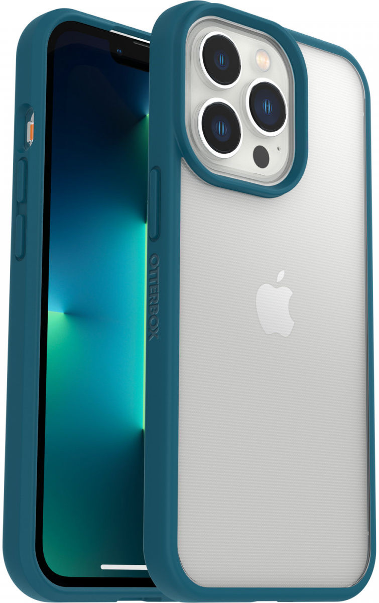 OtterBox React Apple iPhone 13 Pro Hoesje Back Cover Transparant Blauw afbeelding 2