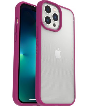 OtterBox React Apple iPhone 13 Pro Max Hoesje Transparant Roze Hoesjes