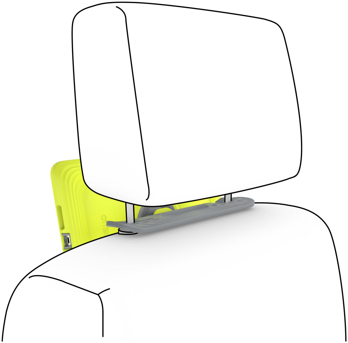 OtterBox EasyGrab Apple iPad 10.2 Hoes met Hoofdsteunbevestiging Groen afbeelding 7