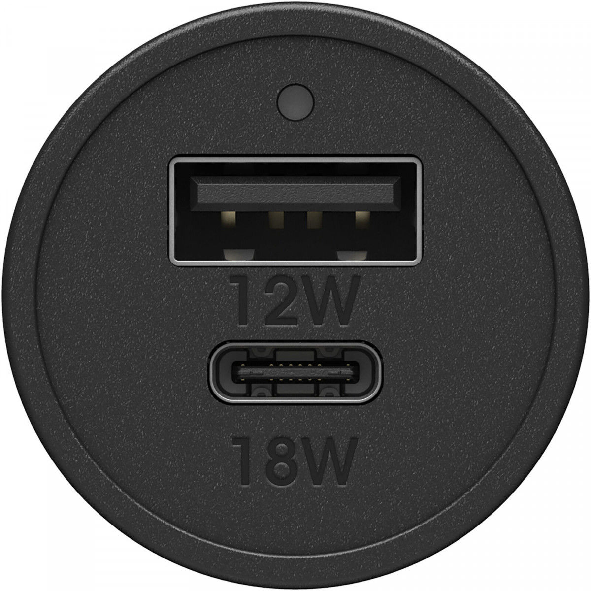 OtterBox 30W Fast Charge USB/USB-C Autolader Power Delivery Zwart afbeelding 2