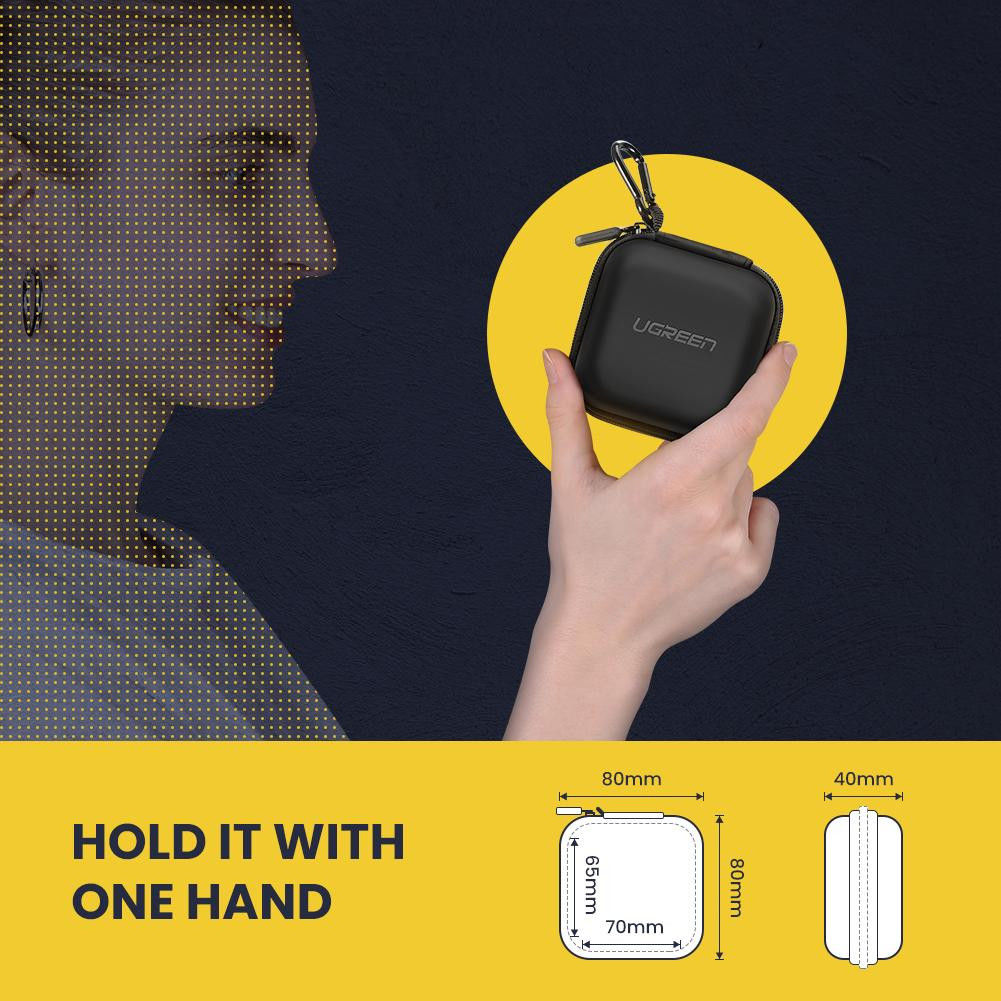 UGREEN Universele Koptelefoon Oplaadcase Hoes voor AirPods/Buds afbeelding 5
