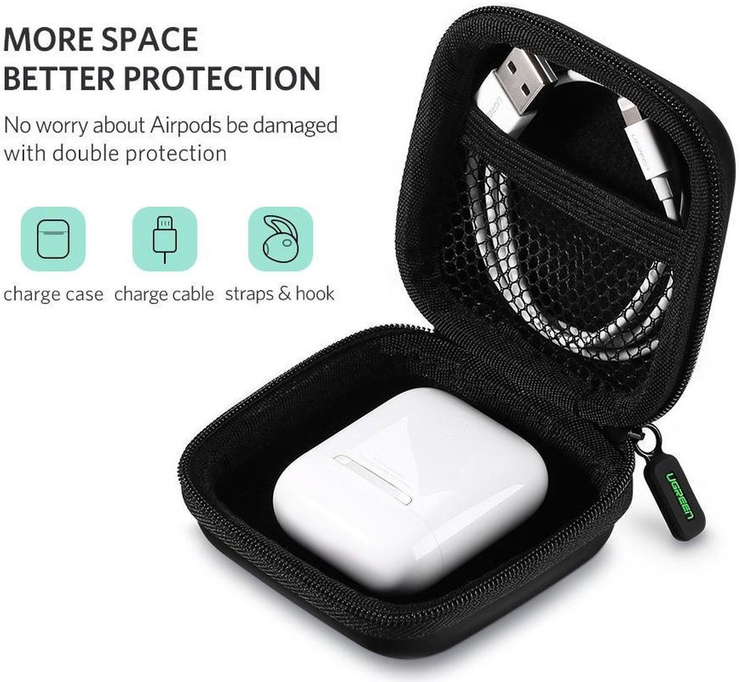 UGREEN Universele Koptelefoon Oplaadcase Hoes voor AirPods/Buds afbeelding 2
