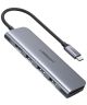 UGREEN 6-in-1 USB-C Hub met USB-A / HDMI / (Micro) SD-Kaart Grijs