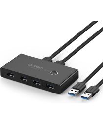 UGREEN 2-in-4 USB Sharing Switch Box voor Twee Computers/Laptops/Macs