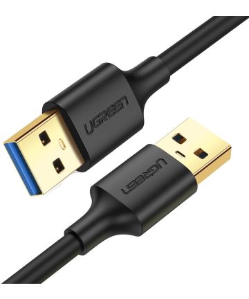 UGREEN USB-A naar USB-A SuperSpeed Data Kabel USB 3.0 5Gbps 1M Zwart Kabels