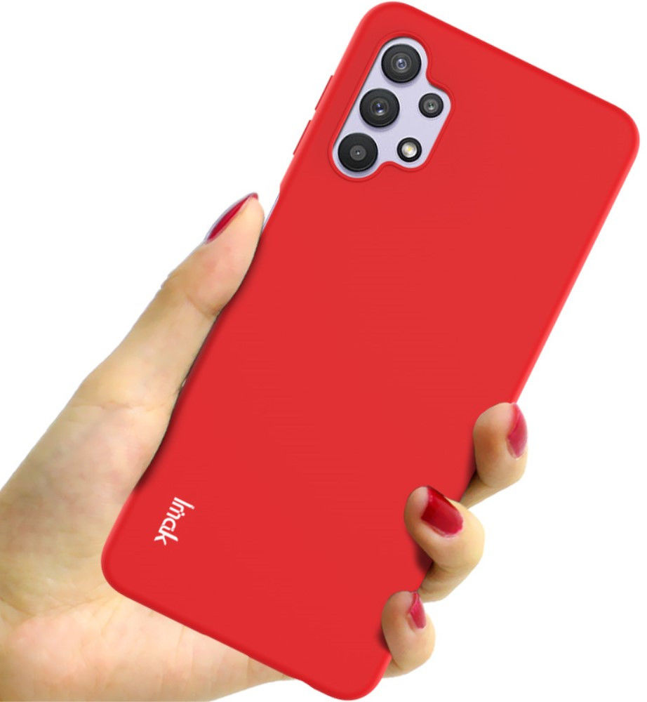 IMAK Samsung Galaxy A32 5G/M32 5G Hoesje Dun TPU Back Cover Rood afbeelding 2