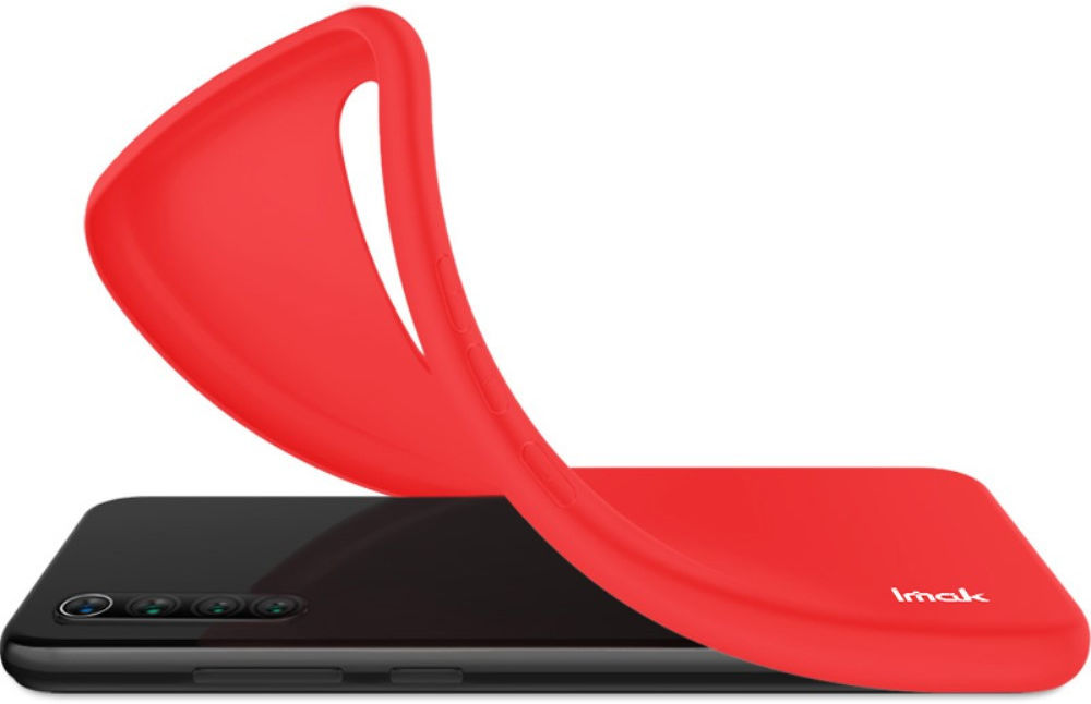 IMAK Samsung Galaxy A32 5G/M32 5G Hoesje Dun TPU Back Cover Rood afbeelding 3