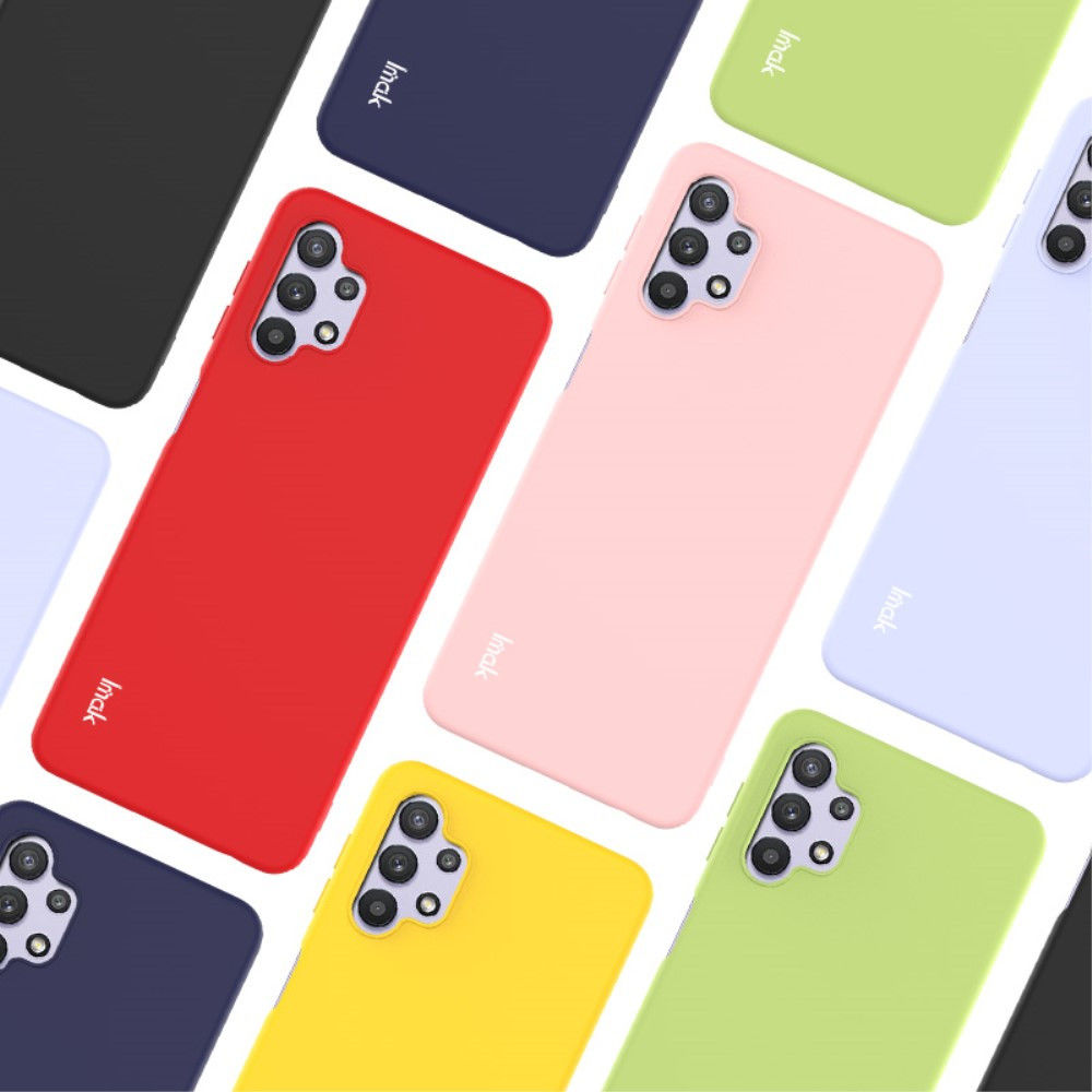 IMAK Samsung Galaxy A32 5G/M32 5G Hoesje Dun TPU Back Cover Rood afbeelding 5