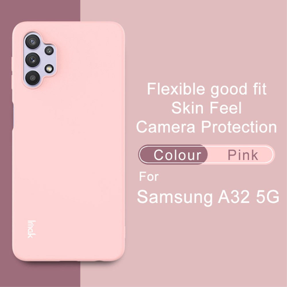 IMAK Samsung Galaxy A32 5G/M32 5G Hoesje Dun TPU Back Cover Roze afbeelding 6
