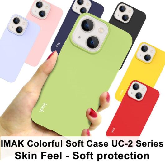 IMAK iPhone 13 Hoesje Dun TPU Back Cover Groen afbeelding 8