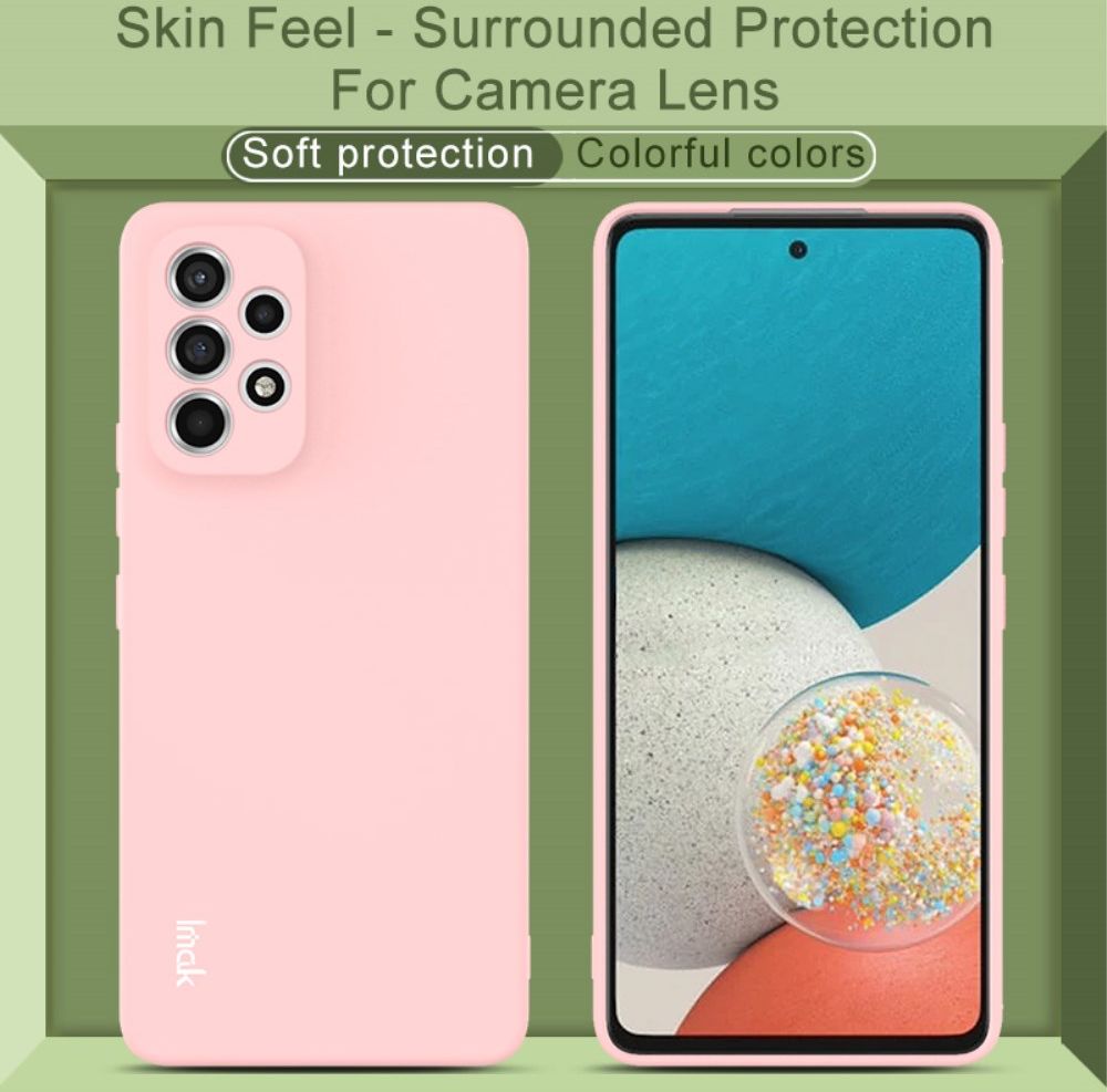 IMAK Samsung Galaxy A53 Hoesje Dun TPU Blauw afbeelding 5