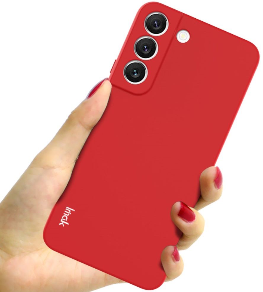 IMAK Samsung Galaxy S22 Hoesje Dun TPU Rood afbeelding 4