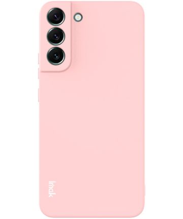 IMAK Samsung Galaxy S22 Plus Hoesje Dun TPU Back Cover Roze Hoesjes