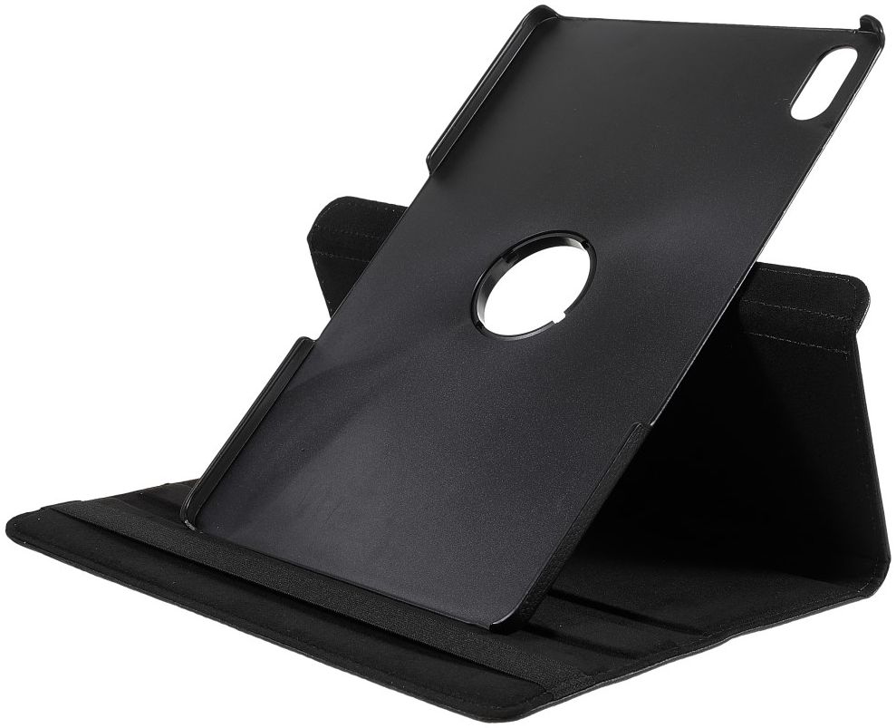 Lenovo Tab P12 Pro Hoes 360 Graden Book Case Kunstleer Zwart afbeelding 5