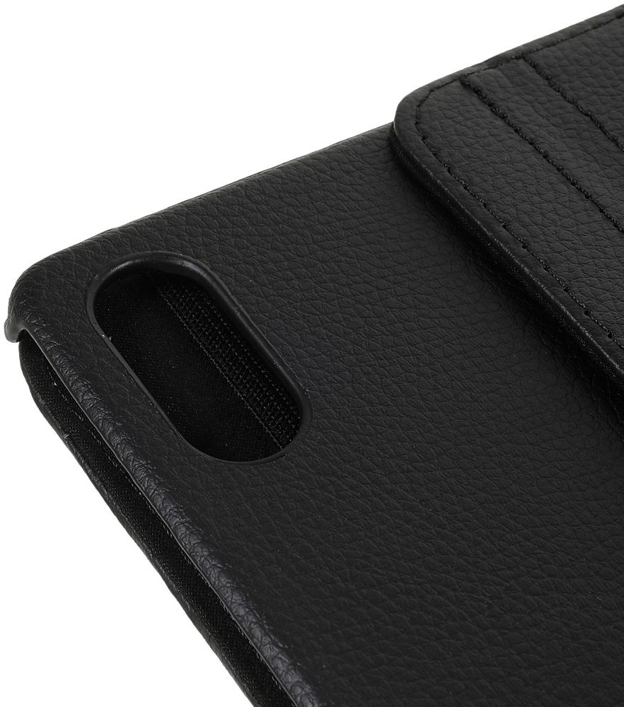 Lenovo Tab P12 Pro Hoes 360 Graden Book Case Kunstleer Zwart afbeelding 11