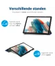 Lenovo Tab P12 Pro Hoes Tri-Fold Book Case Kunstleer Blauw