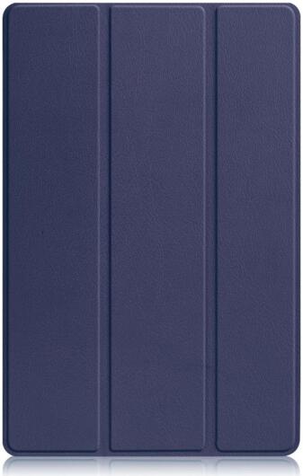 Lenovo Tab P12 Pro Hoes Tri-Fold Book Case Kunstleer Blauw afbeelding 11
